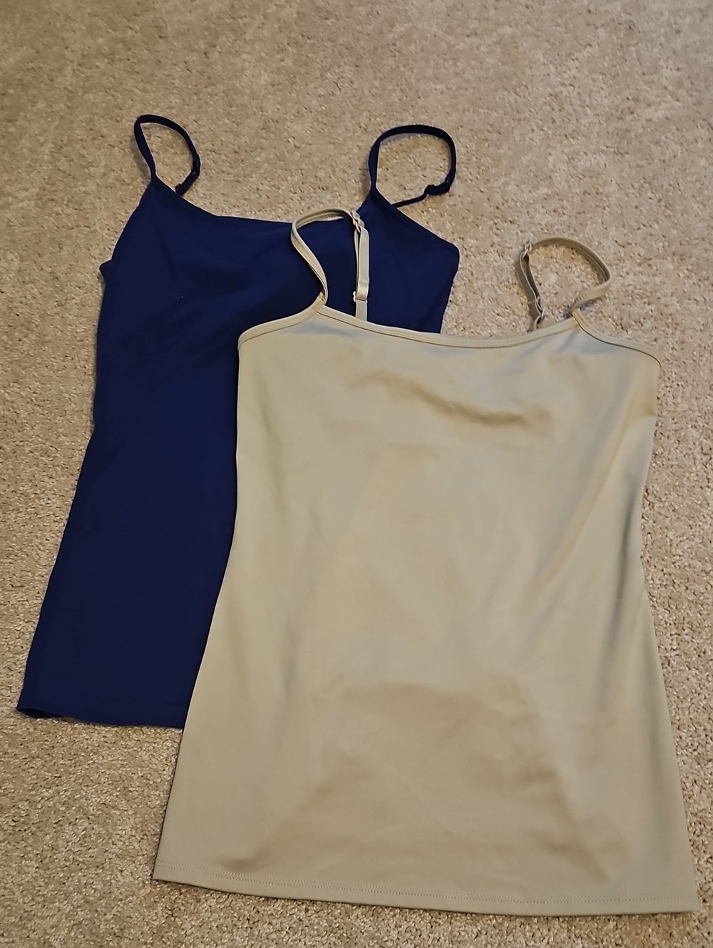 Bundle Of 2 Cami Tops - Purple & Beige/Tan